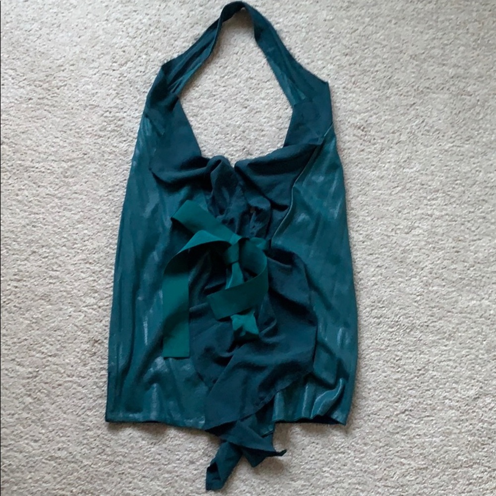 Pinko Front Tie Halter Top